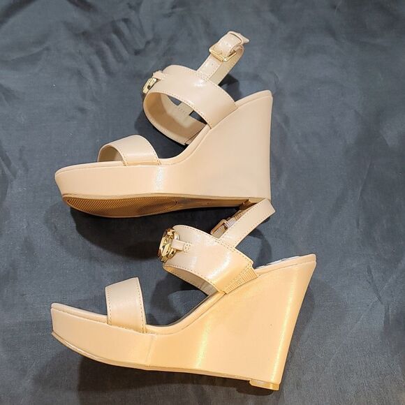 BRAND NEW GBG LOS ANGELES ESPADRILLE OPEN TOE WEDGE SANDAL - Picture 8 of 11